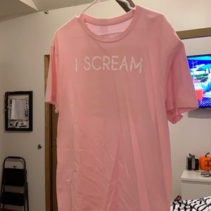 Light pink shirt from the Mueseum of Icecream